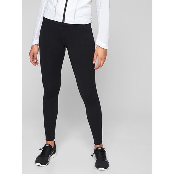 athleta fleece tights